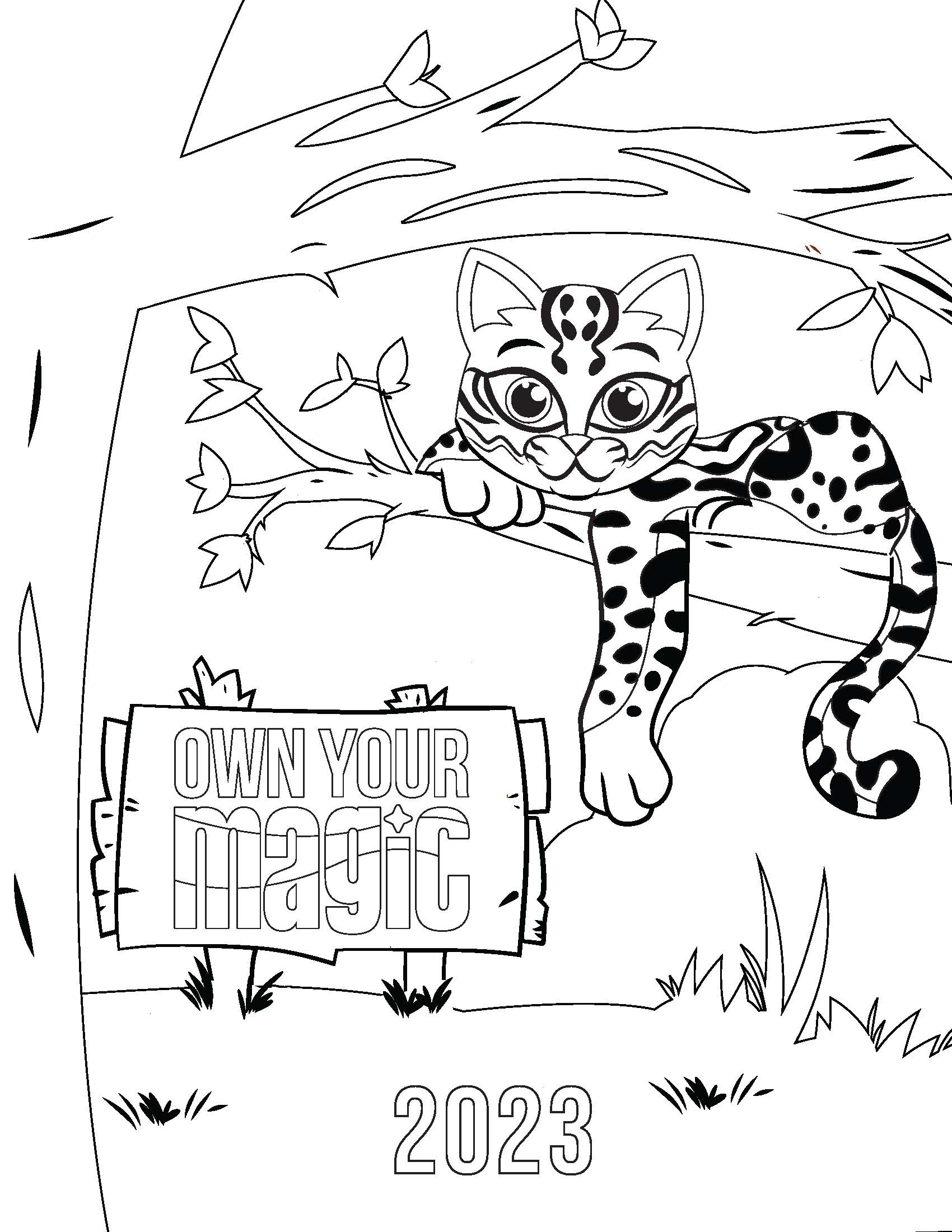 MagNut Coloring Page 2